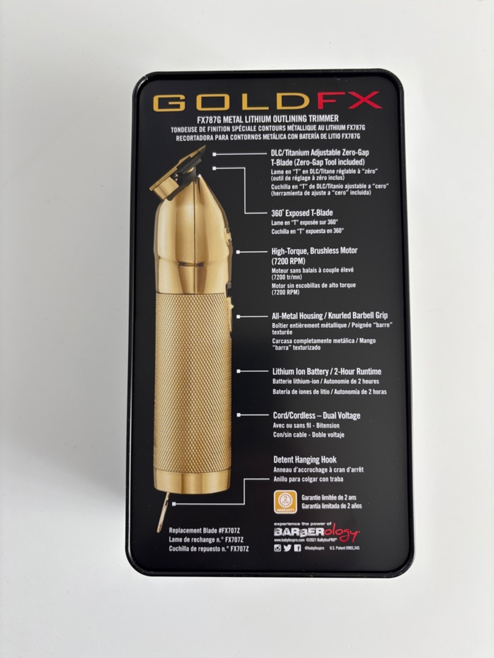 🆕 BABYLISS PRO | Gold FX Trimmer - Picture 4 of 6